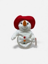 Retired 2003 Ty  Chillin The Snowman Beanie