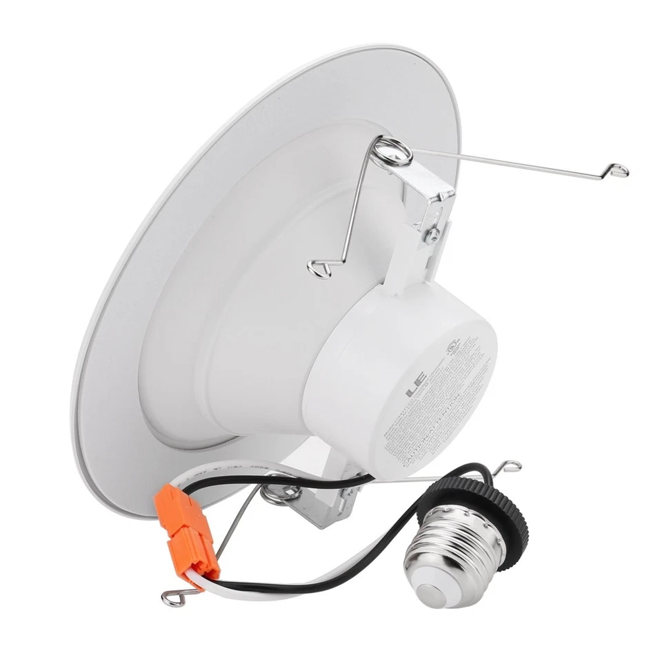 LED Recessed Lighting Ceiling Lights, Warm White, 8 Pack - Image 2 of 4