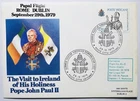 Ireland 1979 - ROME DUBLIN FLIGHT - Pope Visit EIRE Irish Stamps Envelope FDC