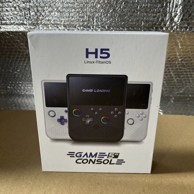 H5 Handheld Retro Game Console 64gb 5inch Screen Dual RGB Joystick Portable