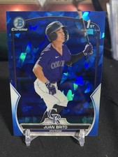 Juan Brito 2023 Bowman Chrome Prospects 1st Sapphire #BCP-77