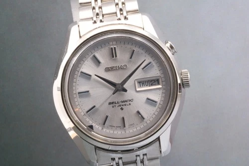 Vintage 1975 [N MINT] SEIKO BELL-MATIC 4006-7012 38mm Alarm AT Men’s Watch JP