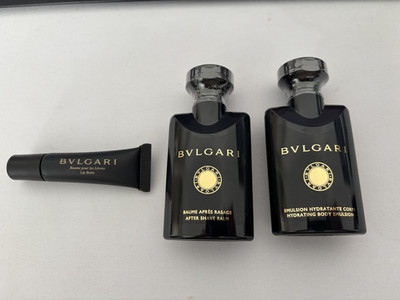 BVLGARÎ - After Shave + Lip Balm + Body Emulsion - Emirates First Class Amenitys
