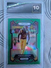 2024 panini prizm draft picks #84 Jordan Addison Green Gem Mint 10