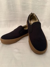 Zapatos sin cordones de lona Old Navy para niños negros marrones camuflaje talla 13 unisex informales