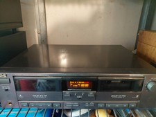 JVC TD-W305 Stereo Dual Cassette Deck Auto-Reverse Dubbing Tested/Working 