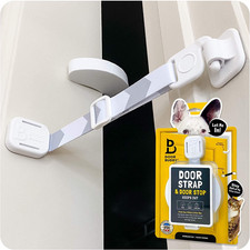 Cat Door Latch  Stopper. Adjustable Dog Proof Door Strap for Cats. Dog Proof Li