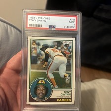 1983 O-Pee-Chee #143 - HOF Tony Gwynn RC San Diego Padres PSA 9