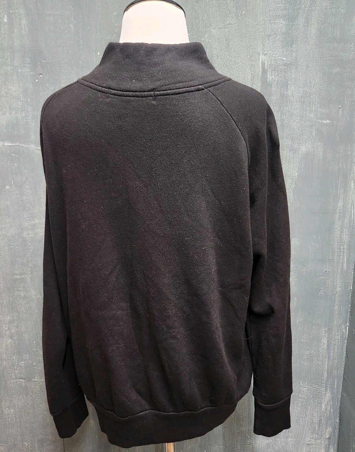 Peloton Side Zip Mock Neck Pullover Sweatshirt Bl… - image 3