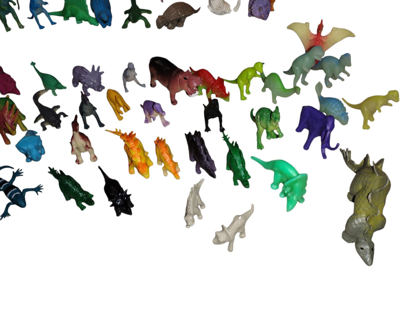 Huge Dinosaur Dino Small Figure Toy Lot 70+ Over 2 LBS 