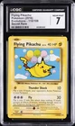 2016 POKEMON EVOLUTIONS SECRET RARE #110 FLYING PIKACHU CGC 7