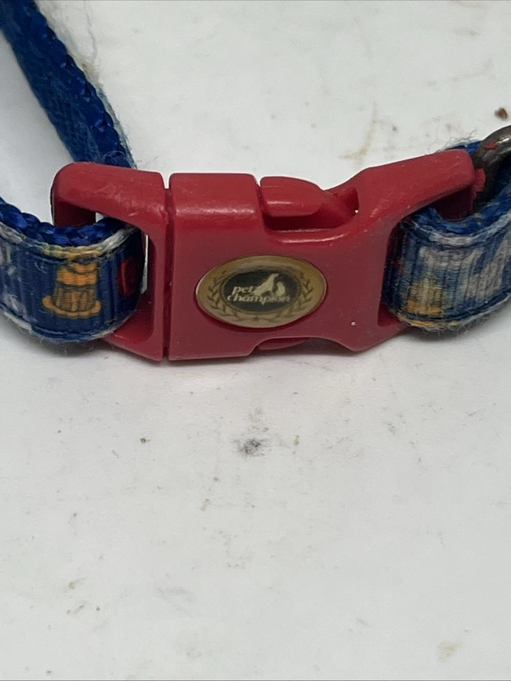 "Collar para perro pequeño PetChampion verde azulado negro blanco ajustable 8""-14"" 3/8"" de ancho" Foto 4 de 4