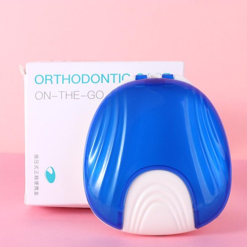 Orthodontic Dental Retainer Box False Teeth Cleaning Box Invisible Braces Box - Picture 3 of 12