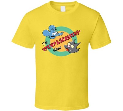 The Itchy And Scratchy Show The Simpsons T Shirt