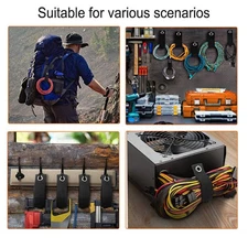 6pcs Extension Cord Holders Organizer Wrap Garden Pool Hose Storage