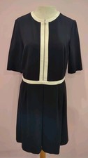 Lauren Ralph Lauren Dress- Women's Size 12- Zip Front- Side Pockets- Fit & Flare