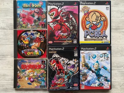 SONY PS 1 2 Tomba & Rayman & Viewtiful Joe 1 2 & PC Genin & Robots aus Japan