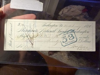 Civil War General William Wells 1874 Signed Check Medal Of Honor Winner Scarce