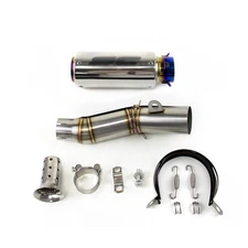 For Yamaha YZF R6 2006-2025 Slip on System Exhaust Tips Mid Pipe Replace Muffler