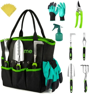 Outils de jardinage à usage intensif - 23-Piece Cadeaux de jardinage pour femmes, hommes, maman, papa -