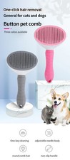 Pets Grooming Brush Self-Cleaning Dog Cat Hair Remover Deshedding Massage Comb