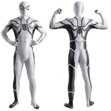 Future Foundation Spider-Man Jumpsuit Cosplay Costume Halloween Suit Adult Kids