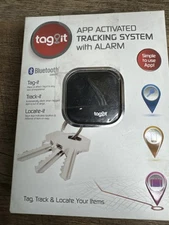 Tzumi Tag It App Activated Tracking System w/ Alarm Locator Bluetooth +Bonus tag