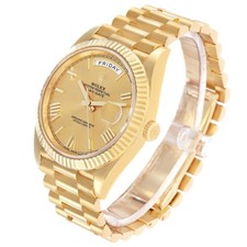 Rolex President Day Date 40 Yellow Gold Mens Watch 228238 Box Card 4