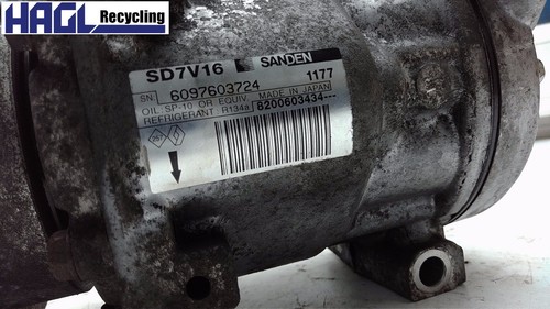 Compresseur Climatisation 8200603434 Dacia Logan 1.6 SD 64 Kw 87 Ps Berline - Photo 3/5