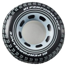 Intex Inflatable 36" Giant Tire Tubes for Swimming Pool/Lake/Ocean 4 Pack