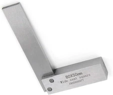 T Tulead Woodworking Machinist Square Right Angle Precision Steel Wide Seat Squa