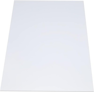 White Matte Rigid Vinyl Sheets (2 Pack)   30 mil Thick, 26'' x 52''   DIY, Crafts,