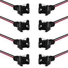 QKYS 8 PCS Fuel Injector Connector, Fuel Injector Connector with Extended Pigtai
