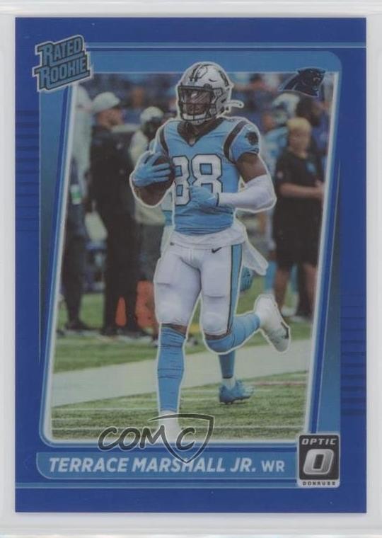 2021 Donruss Optic Rated Blue Prizm /179 Terrace Marshall Jr #218 Rookie RC 1gg9