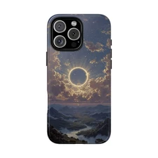 Phone Ink Case - iPhone/Galaxy/Pixel - Sun Eclipse Radiant Light