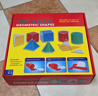 Fold & Learn Geometric Shapes Lernspiel Formen & Geometrie 2-D/3-D ab 3-7 J