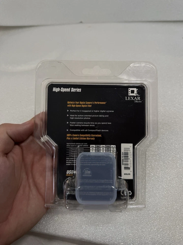 Lexar Media 64 MB 12X High-Speed CompactFlash Card CF064-12-251 - Image 3 of 4