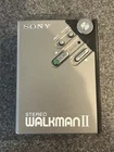 Vintage Sony Stereo Walkman II WM-2 Cassette Player Silver Metal