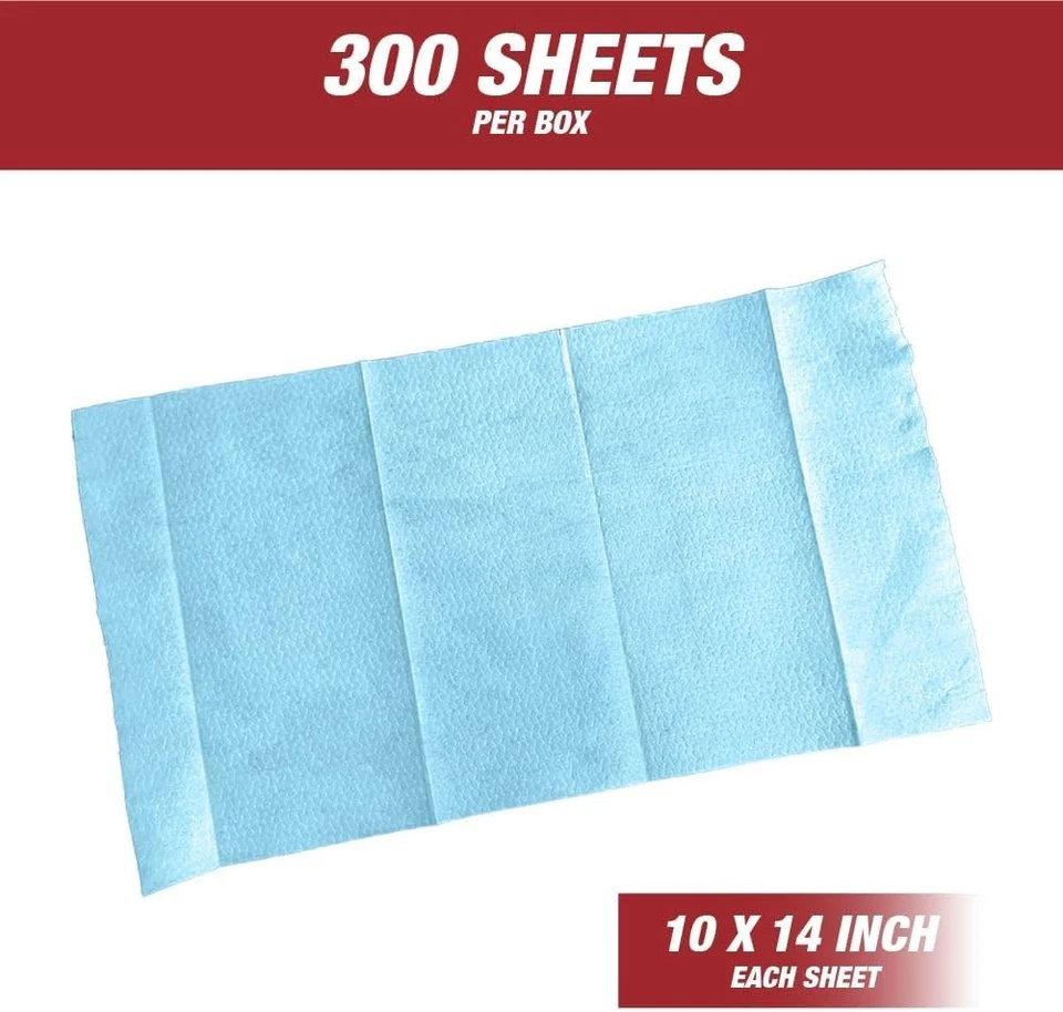 Versatile Nonwoven Disposable Rags - 300 Lint-Free Cleaning Towels for Home/Work - Image 4 of 4