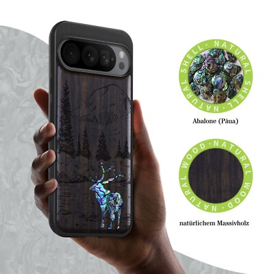 Holz-Handyhüllen für Google Pixel 9 Pro XL 8 Pro 8a 7a 7 Pro 6 Pro 6a 6 7 hülle
