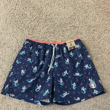NWT Men s Chubbies The Triton of the Seas 5.5 Allover Print Swim Trunk Shorts
