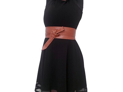 loose belts for dresses Brown Distressed Obi Belt, Women Tie Urban Wraparounds Belts, Dean