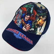 Justice League DC Comics Toddler Ball Cap Hat Adjustable Baseball