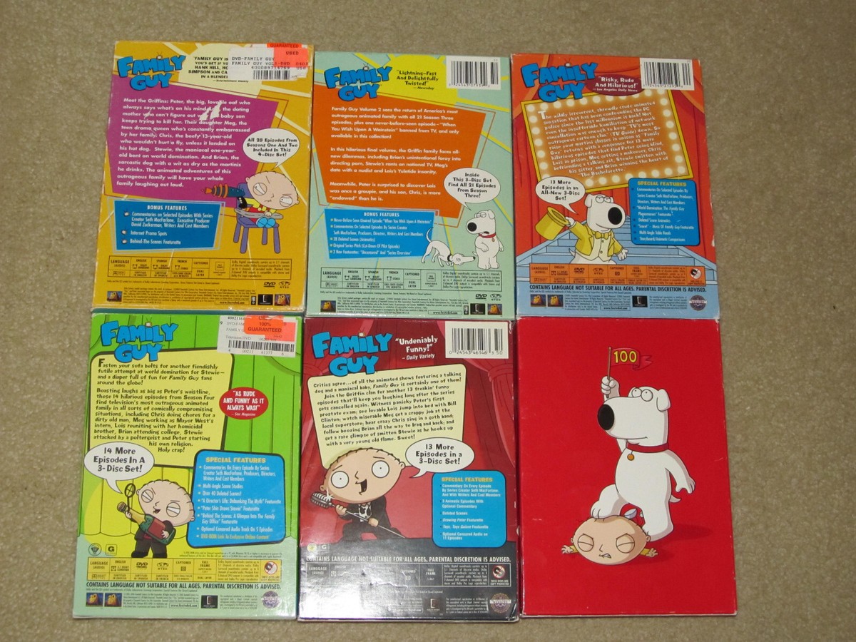 Family Guy DVD - Box Sets Volumes 1-6 | eBay