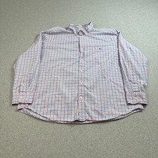 Vineyard Vines Tucker Shirt Men XXL Pink Plaid Button Academia Heritage Office
