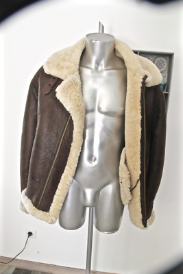 Bombardier En Mouton Retourné Original Shearlings - Taille XL - Occasion Très Bon état