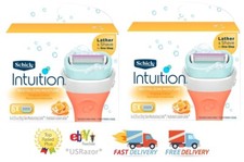 12 Schick Intuition Razor Blades 4 Women Lather  Shave Refill Cartridges 6 2 3