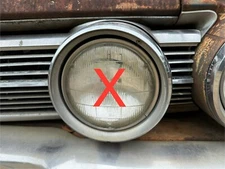 1962 Buick INNER Headlight Bezel Ring Lesabre Invicta Wildcat Electra 225 OEM