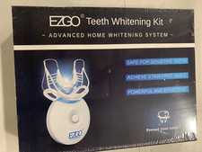 New EZGO Teeth Whitening Kit LED Light 5X LED Fast-Result Teeth Whitener SEALED