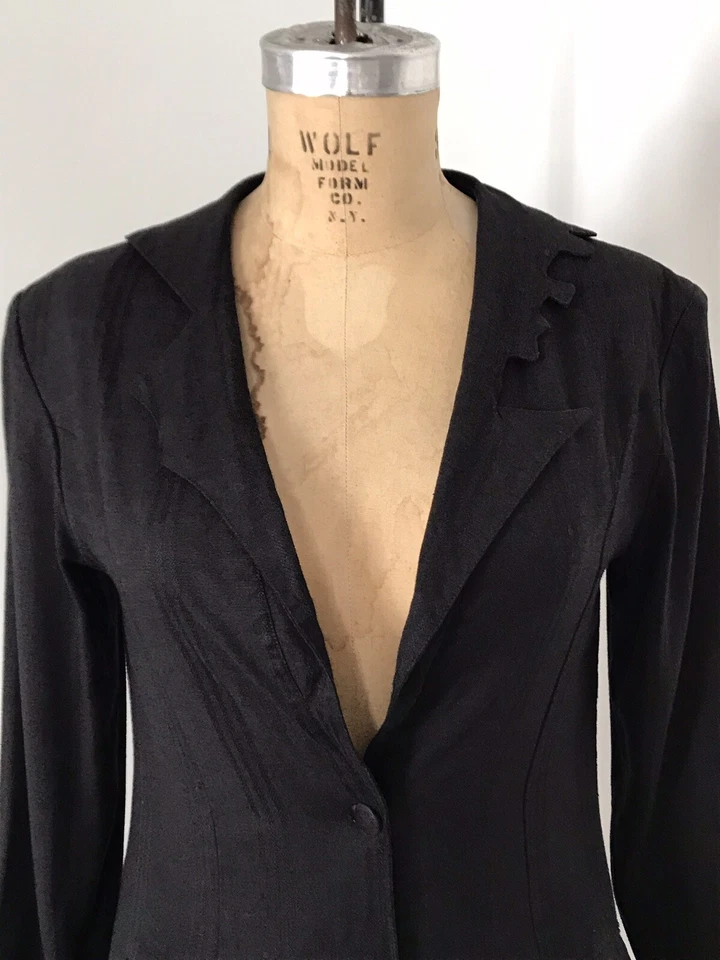 Xiao Studio Angular Collared Blazer/Jacket M, La Garconne, Maryam Nassir Zadeh - Image 3 of 4